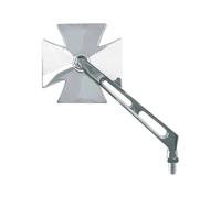 Retrovisore Destro Universale V Parts Croce Di Ferro per Moto Ricambi