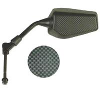 SPECCHIO RETROVISORE SINISTRO PEUGEOT TREKKER 50 2000-2004 TRAMA CARBON LOOK