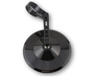 Specchietto Fine Manubrio Universal Alluminio Nero SX Destra Highsider Montana 2