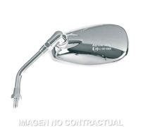 Specchietto HERT Cromato Moto Custom Sinistro per Moto Ricambi Accessori Pezzi