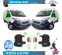 Specchietto Laterale Cover Coperchi Corta L+R + Indicatore Lampade + Lampadine A