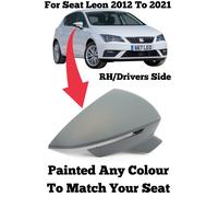 Specchietto Laterale Cover Dipinta Per Seat Leon 2012 A 2021 Drivers Lato Destro