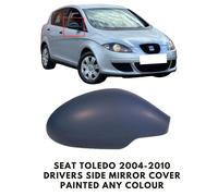 Specchietto Laterale Cover Dipinta Per Seat Toledo 2004-2010 Drivers Lato Destro