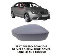 Specchietto Laterale Cover Dipinta Per Seat Toledo 2016-2019 Drivers Lato Destro
