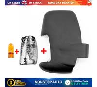 Specchietto Laterale Cover & Indicatore Lampada Dx Per Ford Transit MK8 2013 Su