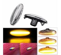 Specchietto Laterale Indicatore 1 Coppia Per Toyota Per Yaris Mk2 Per COROLLA Auris Mk1 E15 Per RAV4 Mk3 Scroll Indicatori Direzione Lampada LED Luce Segnalazione Laterale Dinamica(Dynamic Crystal)