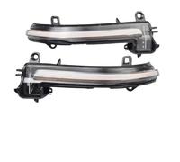 Specchietto Laterale Indicatore 2 Pezzi Lampeggiante Acqua Corrente Luce Lampeggiante LED Luce Di Direzione Dinamica Per BMW Per Serie 1 2 3 4 Per X1 F20 F22 F30 F34 F32 E84 I3(Yellow-Crystal)