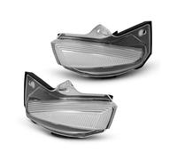 Specchietto Laterale Indicatore 2 Pezzi LED Normale Flash/dinamico Luce Di Direzione Specchietto Retrovisore Auto Lampada Sequenziale Per Toyota Per Corolla 2019 2020(Dynamic,Clear lens)