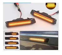 Specchietto Laterale Indicatore 2 Pezzi Per BMW Per Serie 3 E36 Per M3 Per X5 E53 1999 2000 2001 2002 2003 2004 2005 2006 Luce Di Segnalazione Laterale Dinamica A LED(Dynamic Smoked)