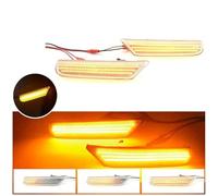 Specchietto Laterale Indicatore 2 Pezzi Per Boxster Per 986 996 911 Carrera Targa 1996-2000 2001 2002 2003 2004 Indicatore Direzione Dinamico Ambra LED Luce Posizione Laterale(Clear Normal Amber)