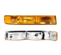 Specchietto Laterale Indicatore 2 Pezzi Per Savana Van 1500 2500 3500 2003-2018 2019 Paraurti Anteriore Luce Fendinebbia Luce Indicatore Direzione Accessori Auto GM2520188 GM2521188(Yellow No Bulb)