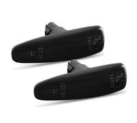 Specchietto Laterale Indicatore 2x Per Mitsubishi Per Lancer Per Lancer Sportack Per Outlander Per Pajero LED Normale Luce Di Direzione Luce Di Segnalazione Parafango Laterale(Smoked lens)