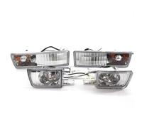 Specchietto Laterale Indicatore Set Di 4 Fari Fendinebbia Trasparenti Per Paraurti Anteriore Auto + Indicatori Di Direzione Per VW Per Jetta MK3 Per Golf 1992 1993 1994 1995-1997