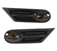 Specchietto Laterale Indicatori Per BMW Per MINI Per COOPER R56 R57 R58 R59 2007-2013 Indicatore Direzione Laterale Parafango LED Luce Segnalazione 63137260202(Black and Smoke)