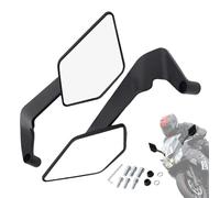 Specchietto laterale per moto, 2 pezzi, riflettori, comodo spoiler riflettente, accessorio per ciclismo, specchietto retrovisore di sicurezza per avventure su strada, uso quotidiano, uso esterno