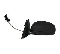 Specchietto laterale sinistro VL1345 non verniciato nero ad azionamento manuale in vetro asferico compatibile con Skoda Fabia 2006 2007 2008 2009 2010 2011 2012 2013 2014