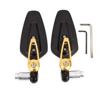 Specchietto laterale Specchietto Retrovisore Per Estremità Del Manubrio Per Moto Per Kawasaki Per Z125 Pro Per Z650 Per Z750 Per Z800 Per Z900 Specchietti laterali Moto(Oro)