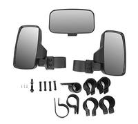 Specchietto laterale, UTV ATV Kit combinato specchietto retrovisore laterale centrale per ATV adatto per Commander Arctic Cat Wildcat