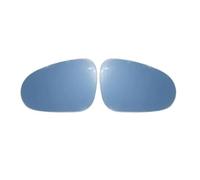Specchietto laterale vetro Compatibile con Golf MK5 2003-2008 Specchietto retrovisore riscaldato in vetro 3C0857521 3C0857522(Blue a pair)