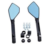 specchietto manubrio specchietti Per Hornet 600 CB 600F 900F 250F 300F 650F X4 CBF600 Specchietto Retrovisore Per Moto Scooter Specchietti Retrovisori Laterali(Black)