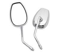 specchietto manubrio specchietti Per Suzuki GN 125 10 Mm Moto Specchietti Retrovisori Scooter Cromati Laterali