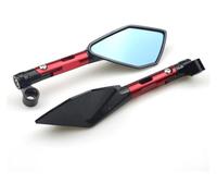 specchietto manubrio specchietti Per Suzuki Per Scooter Specchietto Retrovisore Moto Laterale Manubrio Specchietti Retrovisori Blu Antiriflesso(2)