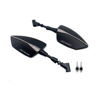 Specchietto Moto Compatibile Con Yamaha XMAX300 XMAX400 X-MAX 125 250 Specchietto Retrovisore Laterale Per Moto Da 8/10 Mm Specchietti Regolabili(Silver)