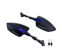 Specchietto Moto Compatibile Con Yamaha XMAX300 XMAX400 X-MAX 125 250 Specchietto Retrovisore Laterale Per Moto Da 8/10 Mm Specchietti Regolabili(Blue)