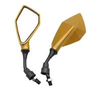 Specchietto Moto Manubrio 1 paio di specchietti retrovisori universali per moto, scooter, ATV, 10 mm, motocross, ABS, vite, specchietti laterali per bici elettriche, accessori CNC modificati Retroviso