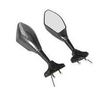 Specchietto Moto Manubrio 2Piece Specchietti Retrovisori Con Indicatori Di Direzione A Per LED Neri Integrati Per Suzuki Retrovisore Moto(Carbon fiber)