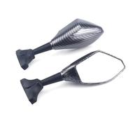 Specchietto Moto Manubrio Specchietti retrovisori con indicatori di direzione a LED per CBR300R CBR500R Retrovisore Moto(Carbon-Clear)
