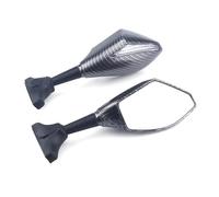 Specchietto Moto Manubrio Specchietti retrovisori con indicatori di direzione a LED per YZF R15 R25 Retrovisore Moto(Carbon-Clear)