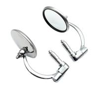 Specchietto Moto Manubrio Specchietti Retrovisori Laterali Per Manubrio Da 7/8" 22 Mm, Cromati, Per Moto, Scooter, Per Suzuki Retrovisore Moto
