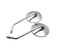 Specchietto Moto Manubrio Specchietti retrovisori per moto Retro ABS 8/10MM Specchio rotondo universale per XSR 700 Per XSR900 Per Royal Meteor Retrovisore Moto(Chrome)