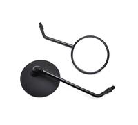 Specchietto Moto Manubrio Specchietti retrovisori per moto Retro ABS 8/10MM Specchio rotondo universale per XSR 700 Per XSR900 Per Royal Meteor Retrovisore Moto(Black)