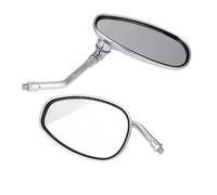 Specchietto Moto Manubrio Specchietto retrovisore per manubrio di bicicletta, 2 pezzi, per mountain bike, bici elettrica, scooter, HD, con ampia gamma di angoli regolabili Retrovisore Moto