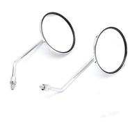 Specchietto Moto Manubrio Specchietto retrovisore universale rotondo da 3,94 pollici/10 mm per motociclette, compatibile per Suzuki e per la maggior parte delle motociclette. Retrovisore Moto
