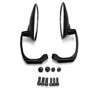 Specchietto Moto Manubrio Specchio da 8 mm e 10 mm per scooter, universale, accessori per moto, parti del manubrio, specchietto retrovisore laterale per traffico Retrovisore Moto(Black)