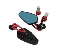 Specchietto Moto Per Ducati Per Monster 696 795 796 797 821 937 S2R 800 Moto 22mm 7/8 "Lega Di Alluminio Bar Grips End Specchietti Retrovisori Laterali Retrovisore Moto(Colore:Red)