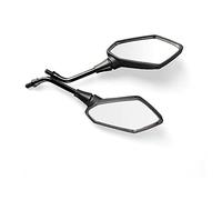Specchietto Moto,Specchietti Manubrio Moto 2pcs / pair moto retrovisore specchietto retrovisore scooter e-bike retrovisore specchi retro lato convesso specchio 8mm 10mm fibra di carbonio(8mm)