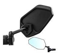 Specchietto per bicicletta da manubrio - Accessorio retrovisore girevole flessibile, superficie in vetro riflettente HD, visione convessa antiriflesso antiurto, dispositivo di regolazione della visual