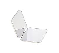 Specchietto per il trucco, 2 pezzi, mini specchio ingranditore compatto, specchio cosmetico per il trucco in acciaio inossidabile, specchio pieghevole portatile a doppia faccia per il trucco, sp