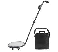 Specchietto per Ispezione Sotto il Veicolo con Luce, Specchio di Sicurezza con Maniglia Telescopica e Regolazione Dell'angolazione dello Specchio, Strumento di Sicurezza del