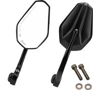 Specchietto per manubrio "SOLID 1" M8 compatibile con Kawasaki nero