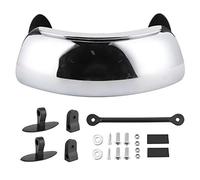specchietto punto cieco moto-Specchietto retrovisore per motocicletta Supporto per parabrezza regolabile grandangolare 180 gradi Punto cieco che elimina la sicurezza Obiettivo ultra grandangola