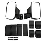 Specchietto Retrovisore, 1,75 Pollici 2 Pollici di Ricambio per Specchietti Retrovisori Laterali per Polaris RZR UTV AVT Roll Bar Nero