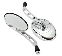 Specchietto Retrovisore 2x Specchietti Retrovisori Per Moto Specchietto Laterale Per Moto Per Suzuki Per Cafe Per Racer Per Bobber 10mm Cromato