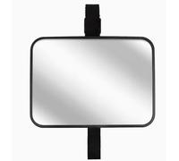 Specchietto Retrovisore Bambini, Specchio Neonato Infrangibile 18,8 x 13,5 cm, Specchietto Auto Neonato, Ideale per Seggiolini per Bambini e Seggiolini per Bambini Reboarder, Nero
