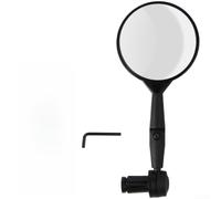 Specchietto Retrovisore Ciclismo 360° per e per corsa Specchietto | Struttura ABS , intemperie, per telaio leggero, nero opaco durevole(A)