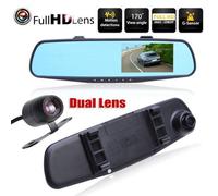 Specchietto retrovisore con 2 telecamere - Dash Cam DVR Full HD - retromarcia